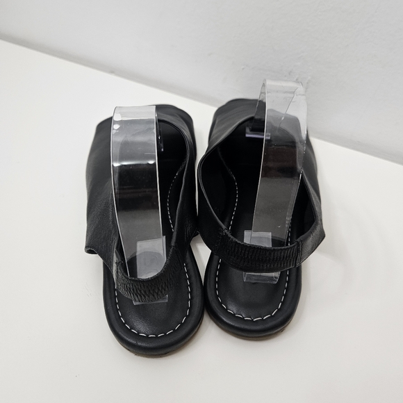 COS Minimalist Genuine Leather Black Sandals Sz 9.5 / 41 EUR - Picture 5 of 7